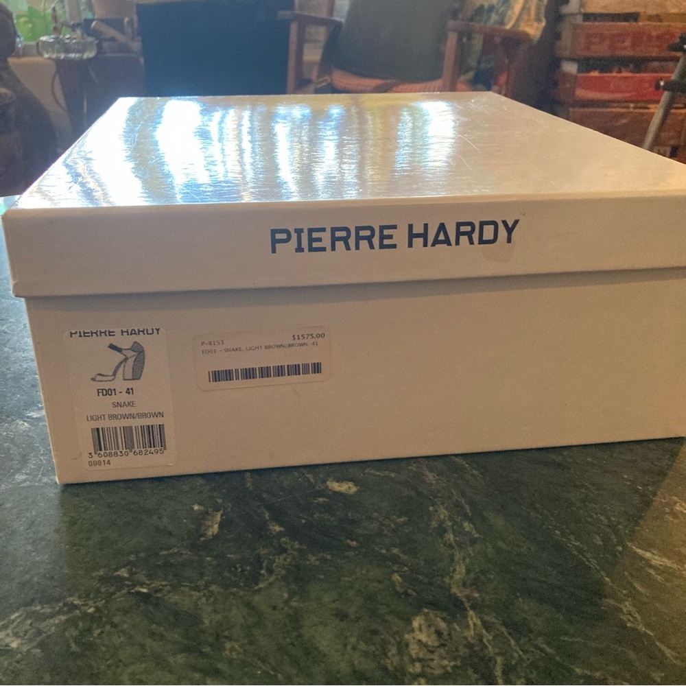 Pierre Hardy platform snake skin